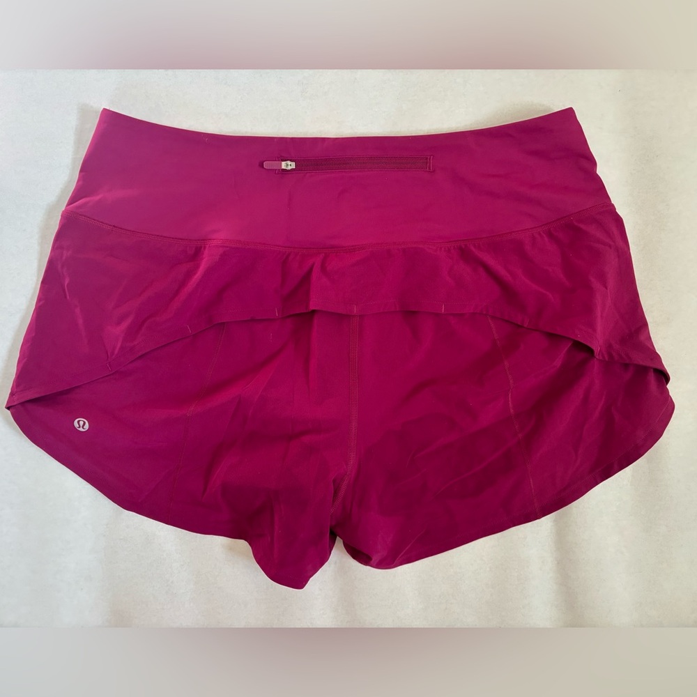 Lululemon Athletica Plum Athletic Shorts Lightweight Performance